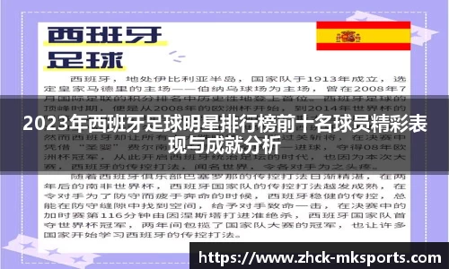 2023年西班牙足球明星排行榜前十名球员精彩表现与成就分析
